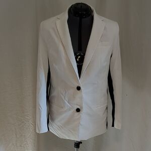 Narciso Rodriguez Elegant White And Black Blazer